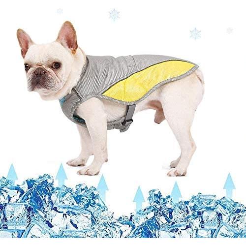 DogLemi Dog Cooling Vest Harness Summer Cooler Jacket Safety Reflective Adjustable Straps Outdoor Sun-Proof Pet Hunting Coat, Best for Small Medium Large Dogs