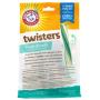 Arm & Hammer for Pets FF7614AMZ4 Twisters Dental Treats for Dogs | Dental Chews Fight Bad Breath, Plaque & Tartar Without Brushing | Mint Flavor, 8 Pcs x 4 Bags, 4 Pack