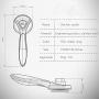 Hair Brush Self Cleaning Cat Dog -Shedding and Grooming-Knot and Tangle Comb-Massage Round Beads Protect The Pet Skin