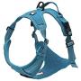 Adjustable No-Pull Dog Harness Reflective Pup Vest Harnesses Comfortable Control Brilliant Colors Truelove TLH5651(Blue,L)