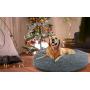 Round Donut Cat and Dog Cushion Bed, Pet Bed for Cats or Multiple Dogs, Anti-Slip & Water-Resistant Bottom, Super Soft Durable Fabric Pet Supplies, Machine Washable Luxury Cat & Dog Bed