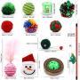 PETUOL Christmas Stocking Cat Toys, 12PCS Xmas Cat Toy with Squeaky Toys, Cat Teaser