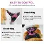 Bitsymore Dog Harness No Pull Reflective Pet Harness Outdoor Adjustable Vest with Quick Release Clasp Easy Control Handle for Small Medium Large Dogs Walking Training Bitsymore Dog Harness No Pull Reflective Pet Harness Outdoor Adjustable Vest with Quick Release Clasp Easy Control Handle for Small Medium Large Dogs Walking Training