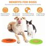 Lick Mat for Dogs Large Size 2pcs, Dog Washing Distraction Device, Peanut Butter Lick Pad with Strong Suction for Bathing, Grooming and Training