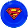 Buckle-Down Dog Toy Frisbee Flyer Superman Shield Blue, 9'' x 9'', Multicolor