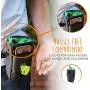 Mighty Paw Dog Treat Bag, Premium Quality Drawstring Closure Pouch, Includes Carabiner Hook, 1 Roll Pick-up Bags Reflective Belt (Grey/Green) Mighty Paw Dog Treat Bag, Premium Quality Drawstring Closure Pouch, Includes Carabiner Hook, 1 Roll Pick-up Bags Reflective Belt (Grey/Green)