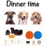 Lick Mat for Dogs - Slow Eating Dog Bowl to Slow Down Eating Puzzle Feeder for Dog and Cat with Suction Cup Slow Treat Dispensing Mat Perfect for Pet Food Treats Yogurt or Peanut Butter (Blue/Orange)
