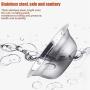 ECOSCO Pet Dog Cat Water Food Double Bowls Set, Detachable Stainless Steel Bowl, Dispenser Bottle Cat Bowl,Non-Wet Mouth Leak-Proof Automatic Water Storage Feeding Bowl