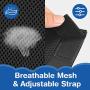 KuraMart Self Cleaning Slicker Brush & Pet Massage Grooming Glove for Dogs and Cats,Gently Pet Massage Grooming Tool Hair Remover Brush for Shedding,Efficient Deshedding Brush Glove Mitt