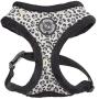 Pinkaholic New York Leo Pug Harness for Pets, Black, Large
