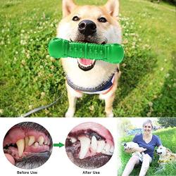 KUSSONLI Dog Chew Toys for Indestructible Aggressive Chewers Large Breed-Durable Dog Toothbrush Teeth Cleaning,Natural Rubber,Green