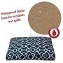 Majestic Pet Athens Navy Medium Rectangle Pet Bed