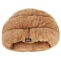 Soft Comfortable Pet Bed for Cat Small Dogs Puppies Portable Travel Triangle Cave Bed Indoor Self-Warming Cozy Plush Kitty Nest Mat Pad Anti-Slip Snooze Pet Cushion Sleep Bag Calming Sofa Bed