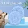 Xinji Lick Mat for Dogs, Peanut Butter Slow Feeder for Pet, Dog Lick Pad for Anxiety Relief, Treats & Grooming, Great for Pet Training in Shower with Strong Suction Cup Holds on Wall and Floor, 2Pcs Xinji Lick Mat for Dogs, Peanut Butter Slow Feeder for Pet, Dog Lick Pad for Anxiety Relief, Treats & Grooming, Great for Pet Training in Shower with Strong Suction Cup Holds on Wall and Floor, 2Pcs