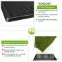 TUOKEOGO Dog Grass Pad with Tray, Puppy Potty Training Grass, Indoor Dog Potty with Training Guide-Medium Small Dog-25&x20&