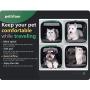 Soft Pet Carriers for Medium and Large Cats, 2 Kitties and Small Dogs w/Comfy Washable Bed, Top Entrance and Adjustable Shoulder Strap. Auto-Safe, Escape Proof, Easy to get Cats in, Easy Storage