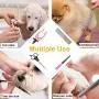 Kozart All-in-1 Dog Clipper, Electric Cordless Pet Hair Trimmer for Dog Cat, Silent Rechargeable Pet Grooming Tool, Wireless Pet Clipper Grooming Kit with Scissor, Nail Clipper for Dog, Cat