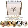 GAMURRY Dog Clippers, Pet Shaver Clippers, Low Noise Cordless Dog Grooming Kit, Electric Pet Hair Trimmers for Dogs Cats and Other, Washable, Quiet, USB Rechargeable, 5 Gear fine Adjustment.