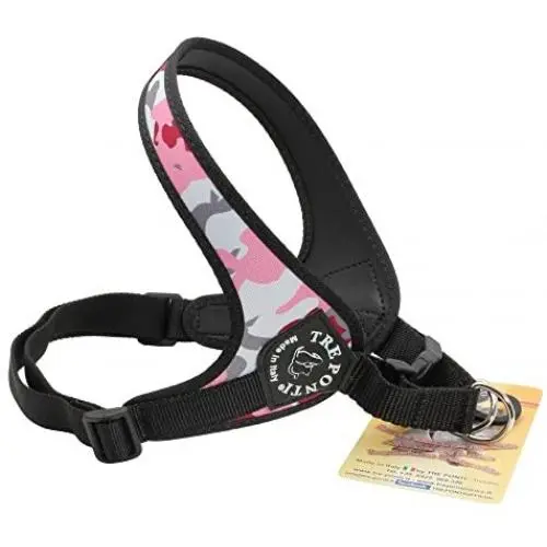 TRE PONTI Easy Fit Dog Harness, Size 2.5, Pink Camouflage TRE PONTI Easy Fit Dog Harness, Size 2.5, Pink Camouflage