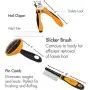 Friends Forever 6 in 1 Professional Pet Grooming Kit Box - Cats Dogs Nail Clippers & File, Wire Dog Brush/Slicker Brush, Deshedding Tool, Dematting Comb, Undercoat Rake …, SYNC66-0047UPC Friends Forever 6 in 1 Professional Pet Grooming Kit Box - Cats Dogs Nail Clippers & File, Wire Dog Brush/Slicker Brush, Deshedding Tool, Dematting Comb, Undercoat Rake …, SYNC66-0047UPC