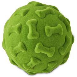 Leaps & Bounds Medium Flocked Foam Ball Toy, Multi-Color