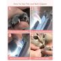 MILDPETS Led Cat Nail Clipper Claw Trimmer with Ultra-Sharp Blade & Safety Guard & Nail File to Avoid Over-Cutting for Puppy and Small Dog Animal