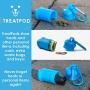 TreatPod Treat Holder for Leash - Spill Free Storage Container and Dog Training Pouch
