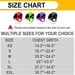 Service Dog Harness, No-Pull Pet Harness Adjustable Outdoor Comfort Dog Vest - 3M Reflective Oxford Breathable Soft Vest with Easy Control Handle for Small Medium Large Dogs Walking