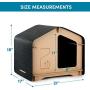 HIPIPET Cat Cardboard Scratcher House Hideaway Beds Box with 4 Replacement Cat Scratch Pad Detachable Cat Cave Bed Lounge, Cat Hut with Catnip