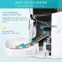 TSYMO Automatic Cat Feeder - 6L App Control Pet Food Dispenser for Cats & Puppies with Anti-Clog Design, Voice Recording, Scheduled Feeding and Portion Control, 1-15 Meals a Day