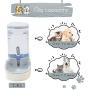 Lucky-M Pets Automatic Feeder and Waterer Set,Dogs Cats Food Feeder and Water Dispenser 3.8L,2 in 1 Cat Food Water Dispensers for Small Medium Big Pets