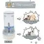 Lucky-M Pets Automatic Feeder and Waterer Set,Dogs Cats Food Feeder and Water Dispenser 3.8L,2 in 1 Cat Food Water Dispensers for Small Medium Big Pets Lucky-M Pets Automatic Feeder and Waterer Set,Dogs Cats Food Feeder and Water Dispenser 3.8L,2 in 1 Cat Food Water Dispensers for Small Medium Big Pets