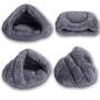 Beskie Pet Tent Cave Bed for Small Medium Puppies Kitty Dogs Cats Pets Sleeping Bag Thick Fleece Warm Soft Dog Bed Cuddler Burrow House Hole Igloo Nest Cozy Bed for Cat Puppy