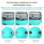 USAMS Dog Cat Tumbler Treat Ball Slow Feeder Toy Pet Food Dispenser Puzzle Toy for Dog Cat Natural Instinct Fulfillment IQ Active Stimulation (Blue)