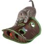 TeenTop Pet Cat Mice Toy Hide Seek Game Collapsible Puzzle Exercise Toy 9 Holes Mouse Hunt with Bells Cat Supplies for Kitten Exercise 1PC