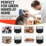 YIDON Dog Clippers, Dog Grooming kit Cordless Adjustable Pet Clippers Dog Hair Trimmer Rechargeable Dog Shears Pet Grooming Professional Hair Clippers Low Noise for Small Large Dogs,Cats,All Pets