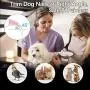 Dog Nail Grinder, AIIYME Pet Nail Trimmer Grinder LED Lighting 3-Speed Electric Rechargeable Pet Nail Grinder Nail Clippers Painless Paws Grooming Trimming for Dogs Pets, 2 Grinding Wheels,1 Nail File