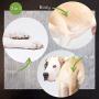 Earth Rated Dog Wipes, Plant-Based and Compostable Wipes for Dogs, USDA-Certified 99 Percent Biobased, Hypoallergenic, 8x8 Deodorizing Grooming Pet Wipes for Paws, Body and Butt