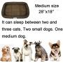Eaststar Dog Bed Pets Ideal for Medium Dogs & Small Cats, Machine Washable Durable & Dryer Friendly, Premium Quality Calming, Comfortable for Pets Dogs and Cats