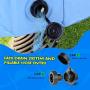 Salesman4Life Dog and Kiddie Pool with Repair Kit and Brush, Portable Pool for Dogs, Cats, Ducks, and Kids