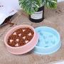 JUILE YUAN Dog Slow Feeder Bowl,Pet Dog Food Bowls for Medium Small Dogs & Puppies to Slow Down Eating, Interactive Bloat Stop Dog Bowls,Anti-Gulping Pet Slower Food Feeding Dishes