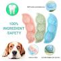 Puppy Chew Toys for Teething, Dog Toothbrush Chew Toy, Puppies Teething Toy 2-8 Months, Pet Toothbrush Interactive Dog Toys for Small Medium Dogs Rubber Pick Up Sticks Toy for Dental Care (Peas)