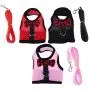 JETTINGBUY 3 Set Rabbit Harness Leash Adjustable Soft Breathable Mesh Small Pet Harness Running Walking Jogging Harness Leash for Small Animals (M) JETTINGBUY 3 Set Rabbit Harness Leash Adjustable Soft Breathable Mesh Small Pet Harness Running Walking Jogging Harness Leash for Small Animals (M)