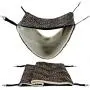 NACOCO 2 Level Comfortable Cat Hammock, Breathable Hanging Bed/nest for Kitten/Adult Cats, Double Layer Pet Cage for Spring/Summer/Winter NACOCO 2 Level Comfortable Cat Hammock, Breathable Hanging Bed/nest for Kitten/Adult Cats, Double Layer Pet Cage for Spring/Summer/Winter