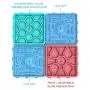 wu 4 in 1 Pet Bowl Set, Licking pad and Slow Feeder-Food Plate with Suction Cups for Pets Favorite Treats During Bathing or Grooming
