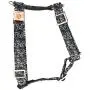 PAWZ PLAY Luxury Lace Print Black & White Dog Harness PAWZ PLAY Luxury Lace Print Black & White Dog Harness