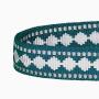 Blueberry Pet 3M Reflective Jacquard Pattern Dog Leash with Neoprene Padded Handle, 5 Colors, Matching Collar & Harness Available Separately