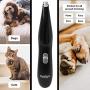 Downtown Pet Supply Professional Dog Cat Precision Paw Fur Trimmer, Low-Noise Cordless Pet Hair Grooming Electric Clippers for Small, Medium, and Large Breeds