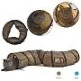 Pet Toys GDWAI B18405 S-Shape Funny Pet Tunnel Cat Play Tunnel Foldable Cat Toys(Brown) in New 2020 Pet Toys GDWAI B18405 S-Shape Funny Pet Tunnel Cat Play Tunnel Foldable Cat Toys(Brown) in New 2020