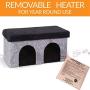 Thermo-Kitty Playhouse & Duplex Heated Cat House & Cat Scratcher